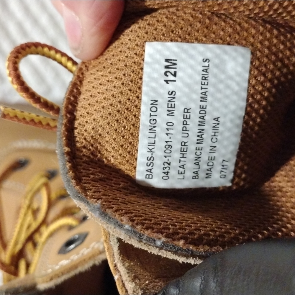 G.H.Bass & Co. Boots Mens 12M Killington Waterproof Hiking Work 0432-1091-110 - Picture 8 of 12
